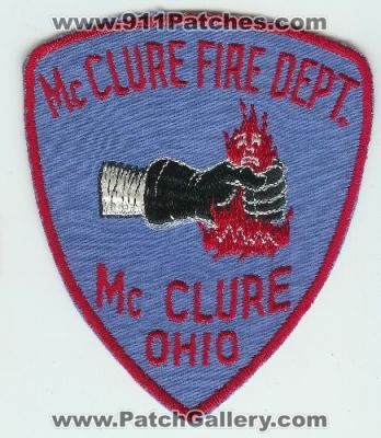 McClure Fire Department (Ohio)
Thanks to Mark C Barilovich for this scan.
Keywords: dept.