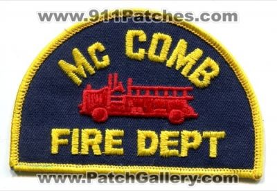 McComb Fire Department (Mississippi)
Scan By: PatchGallery.com
Keywords: dept.