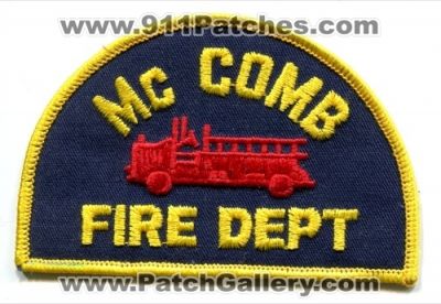 McComb Fire Department (Mississippi)
Scan By: PatchGallery.com
Keywords: dept.