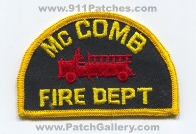 McComb Fire Department Patch (Mississippi)
Scan By: PatchGallery.com
Keywords: dept.