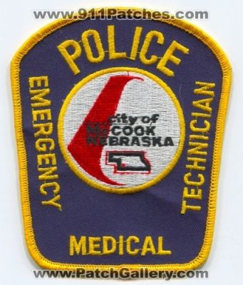 McCook Police Department EMT Patch (Nebraska)
Scan By: PatchGallery.com
Keywords: city of dept. emergency medical technician
