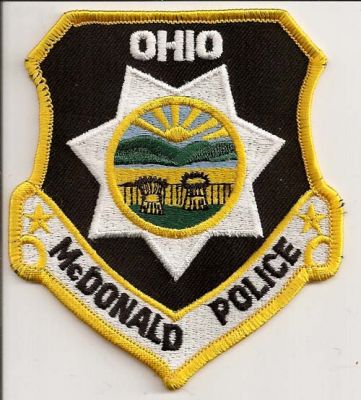 McDonald Police
Thanks to EmblemAndPatchSales.com for this scan.
Keywords: ohio