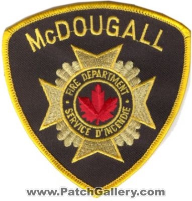 McDougall Fire Department (Canada ON)
Thanks to zwpatch.ca for this scan.
