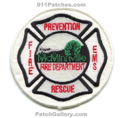 McMinnville Fire Rescue Department Patch (Oregon)
Scan By: PatchGallery.com
Keywords: dept. ems prevention