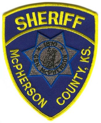 McPherson County Sheriff (Kansas)
Scan By: PatchGallery.com
