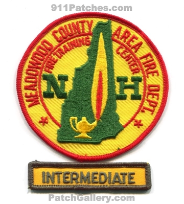 Meadowood County Area Fire Department Fire Training Center Patch (New Hampshire)
Scan By: PatchGallery.com
Keywords: co. dept.