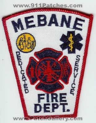 Mebane Fire Department (North Carolina)
Thanks to Mark C Barilovich for this scan.
Keywords: dept.