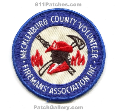 Mecklenburg County Volunteer Firemans Association Inc Fire Patch (North Carolina)
Scan By: PatchGallery.com
Keywords: co. vol. assoc. assn.