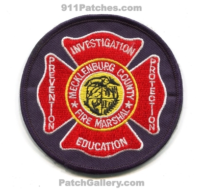 Mecklenburg County Fire Marshal Patch (North Carolina)
Scan By: PatchGallery.com
Keywords: co. investigations education prevention protection department dept.