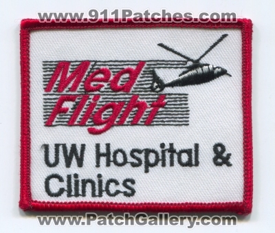 Med Flight (Wisconsin)
Scan By: PatchGallery.com
Keywords: ems air medical helicopter ambulance medflight uw university of hospitals and clinics