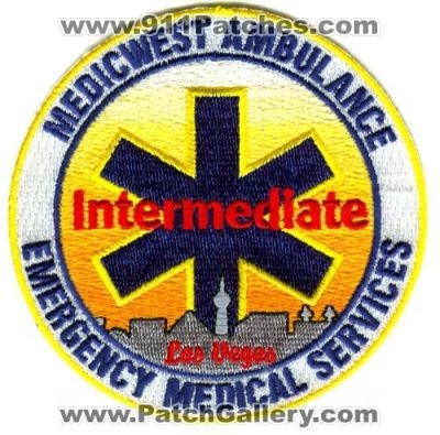 MedicWest Ambulance Emergency Medical Services EMS Intermediate Patch (Nevada)
Scan By: PatchGallery.com
Keywords: las vegas