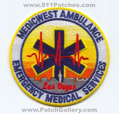 Medicwest Ambulance Emergency Medical Services EMS Las Vegas Patch (Nevada)
Scan By: PatchGallery.com
Keywords: emt paramedic