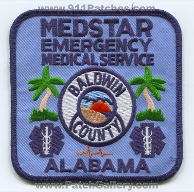 Medstar Emergency Medical Services EMS Baldwin County Patch (Alabama)
Scan By: PatchGallery.com
Keywords: e.m.s. co. ambulance