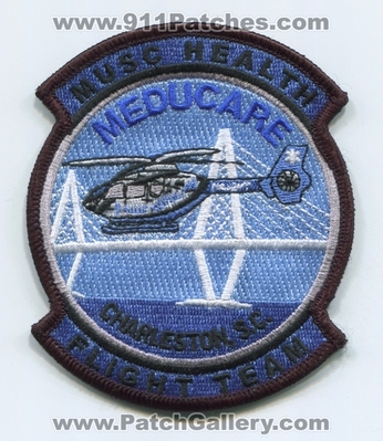 Meducare Air Medical Transport Service Flight Team MUSC Health EMS Patch (South Carolina)
Scan By: PatchGallery.com
Keywords: e.m.s. ambulance helicopter medical university of charleston hospital s.c.
