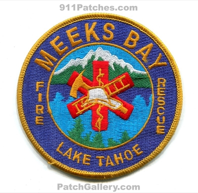 Meeks Bay Fire Rescue Department Lake Tahoe Patch (California)
Scan By: PatchGallery.com
Keywords: dept.