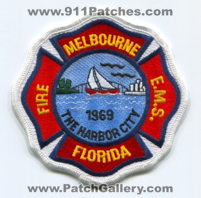 Melbourne Fire Department Patch (Florida)
Scan By: PatchGallery.com
Keywords: dept. e.m.s. ems