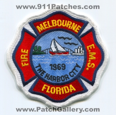 Melbourne Fire Department Patch (Florida)
Scan By: PatchGallery.com
Keywords: dept. e.m.s. ems
