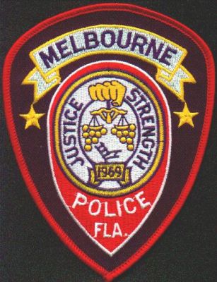 Melbourne Police
Thanks to EmblemAndPatchSales.com for this scan.
Keywords: florida