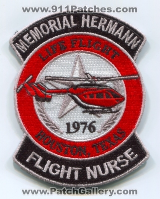 Memorial Hermann Life Flight Flight Nurse Patch (Texas)
Scan By: PatchGallery.com
Keywords: ems air medical helicopter ambulance houston