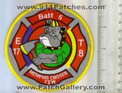 Memphis Fire Engine 17 Truck 8 Battalion 5 (Tennessee)
Thanks to Mark C Barilovich for this scan.
Keywords: e17 t8