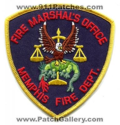 Memphis Fire Department Fire Marshals Office Patch (Tennessee)
Scan By: PatchGallery.com
Keywords: dept. mfd