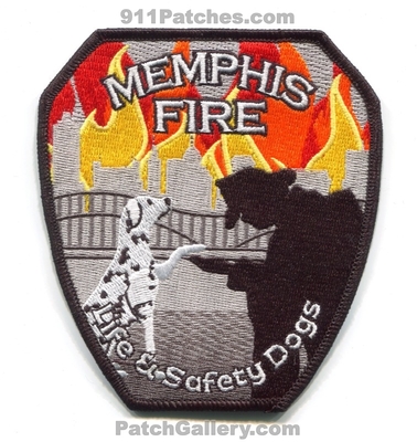 Memphis Fire Department Life and Safety Dogs Patch (Tennessee)
Scan By: PatchGallery.com
Keywords: dept. mfd m.f.d. & dalmations