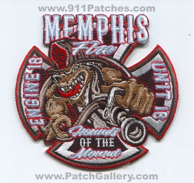 Memphis Fire Department Station 16 Engine Unit Patch (Tennessee)
Scan By: PatchGallery.com
Keywords: Dept. MFD M.F.D. Company Co.