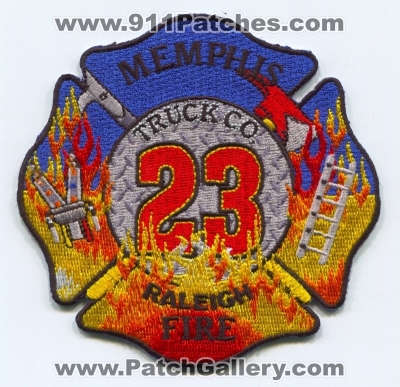 Memphis Fire Department Truck 23 Patch (Tennessee)
Scan By: PatchGallery.com
Keywords: dept. mfd company co. station raleigh