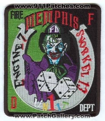 Memphis Fire Department Engine 7 Snorkel 13 Unit 1 Patch (Tennessee)
Scan By: PatchGallery.com
Keywords: dept. mfd company co. station