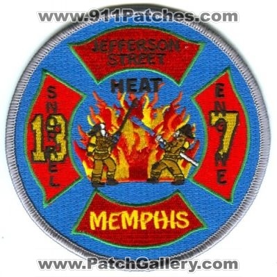 Memphis Fire Department Engine 7 Snorkel 13 (Tennessee)
Scan By: PatchGallery.com
Keywords: dept. mfd company station jefferson street heat