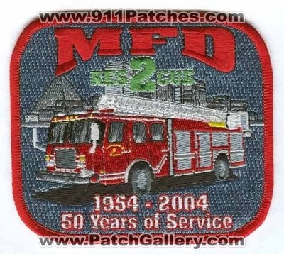 Memphis Fire Department Rescue 2 50 Years (Tennessee)
Scan By: PatchGallery.com
Keywords: dept. mfd company co. station of service