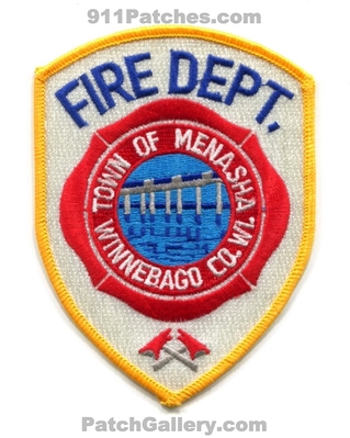 Menasha Fire Department Winnebago County Patch (Wisconsin)
Scan By: PatchGallery.com
Keywords: town of dept. co.
