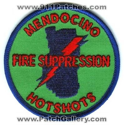Mendocino Hotshots Fire Suppression Patch (California)
Scan By: PatchGallery.com
Keywords: forest fire wildfire wildland