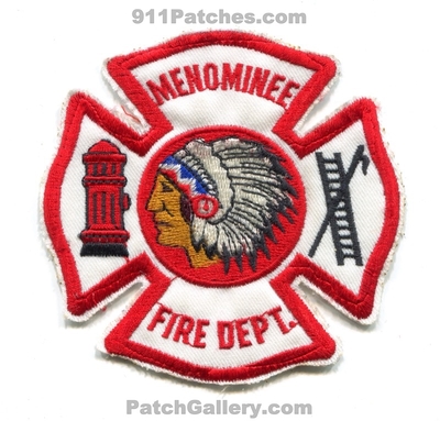 Menominee Fire Department Patch (Michigan) (Confirmed)
Scan By: PatchGallery.com
Keywords: dept.