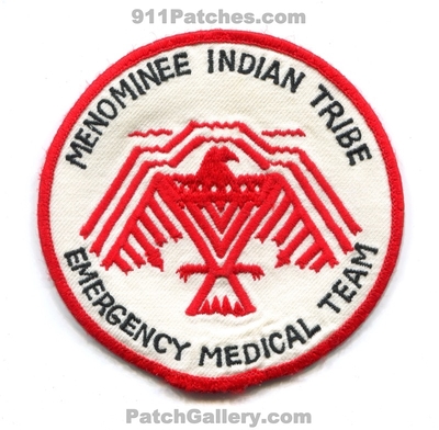 Menominee Indian Tribe Emergency Medical Team Patch (Wisconsin)
Scan By: PatchGallery.com
Keywords: tribal services ems ambulance