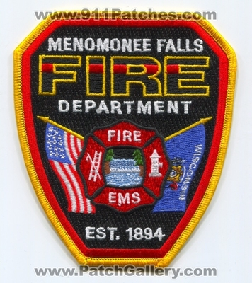 Menomonee Falls Fire Department Patch (Wisconsin)
Scan By: PatchGallery.com
Keywords: dept. ems