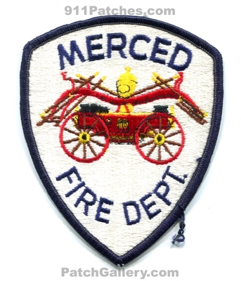 Merced Fire Department Patch (California)
Scan By: PatchGallery.com
Keywords: dept.