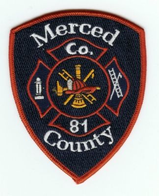 Merced County Fire Co 81
Thanks to PaulsFirePatches.com for this scan.
Keywords: california company