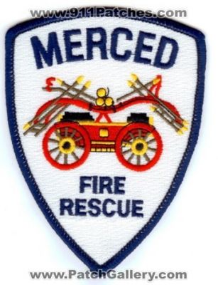 Merced Fire Rescue Department (California)
Thanks to Paul Howard for this scan. 
Keywords: dept.