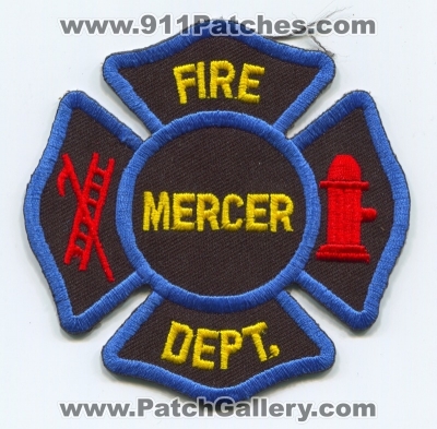 Mercer Fire Department Patch (Missouri)
Scan By: PatchGallery.com
Keywords: dept.