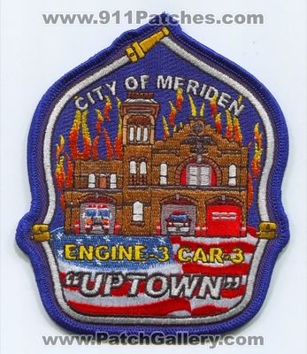 Meriden Fire Department Station 3 Patch (Connecticut)
Scan By: PatchGallery.com
Keywords: dept. engine car company co. uptown