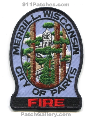 Merrill Fire Department Patch (Wisconsin)
Scan By: PatchGallery.com
Keywords: dept. city of parks