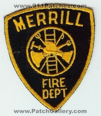 Merrill Fire Department (Wisconsin)
Thanks to Mark C Barilovich for this scan.
Keywords: dept.