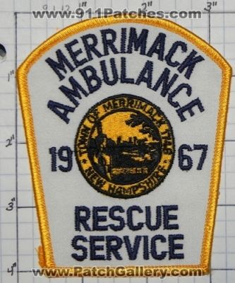 Merrimack Ambulance Rescue Service (New Hampshire)
Thanks to swmpside for this picture.
Keywords: town of