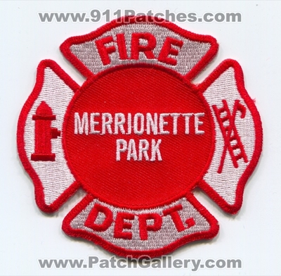 Merrionette Park Fire Department Patch (Illinois)
Scan By: PatchGallery.com
Keywords: dept.
