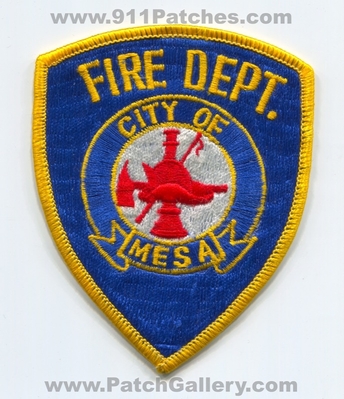 Mesa Fire Department Patch (Arizona)
Scan By: PatchGallery.com
Keywords: city of dept.
