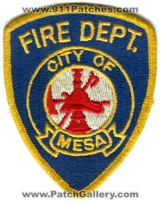 Mesa Fire Department Patch (Arizona)
Scan By: PatchGallery.com
Keywords: dept. city of