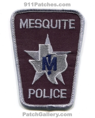 Mesquite Police Department Patch (Texas)
Scan By: PatchGallery.com
Keywords: dept.