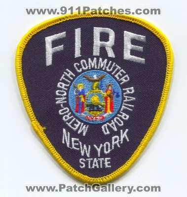 Metro North Commuter Railroad Fire Department Patch (New York)
Scan By: PatchGallery.com
Keywords: state dept.