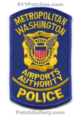 Metropolitan Washington Airports Authority Police Department Patch (Washington DC)
Scan By: PatchGallery.com
Keywords: dept.